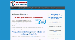 Desktop Screenshot of alldublinplumbers.com