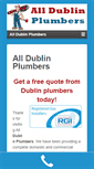 Mobile Screenshot of alldublinplumbers.com